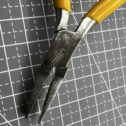 Swiss Bergeon 2510 flat nose smooth jaw pliers for precision watch accessory adjustments