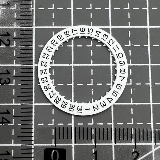 3 Stück weiße Datumsscheibe Datumsscheibe bei 3 Uhr für Miyota 8215 8200