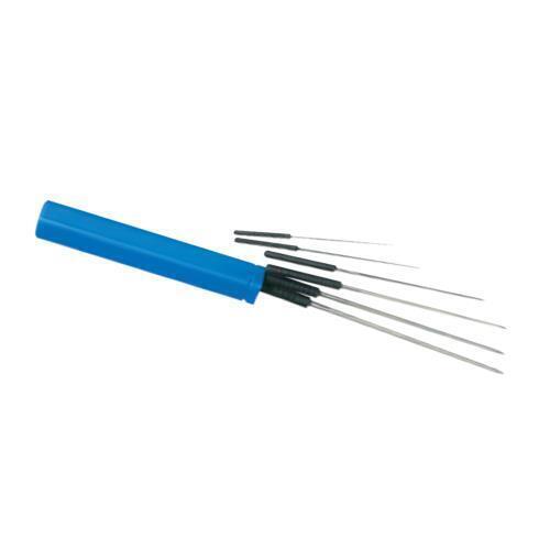 Horotec MSA02.152 Cutting Broaches Assorted Set of 6 Watchmaker Tool