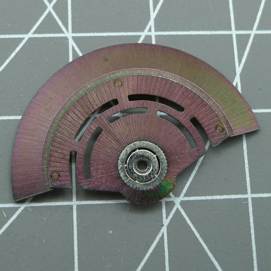 Rotor oscillant en acier rouge avec roulement à billes pour modèles asiatiques 7750, 7751 et 7753
