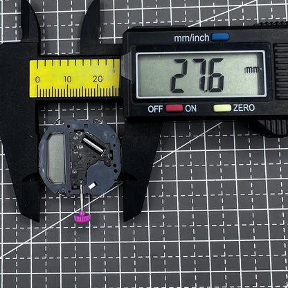 Miyota T201 Quartz watch movement with date display, precision Japanese quality for accessories