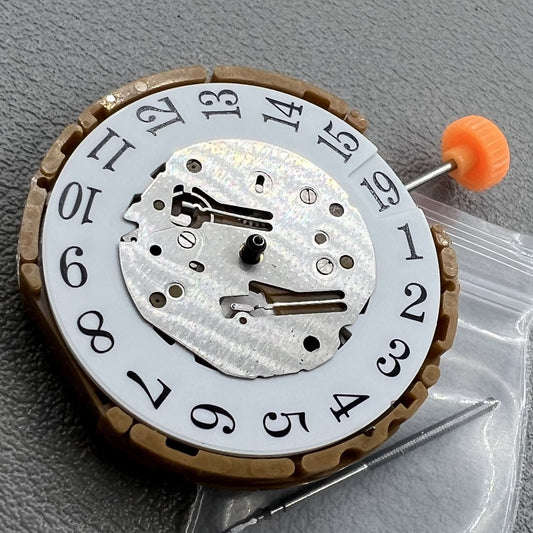Japan Miyota GP01 quartz watch movement close-up, precise and reliable for watch accessories.