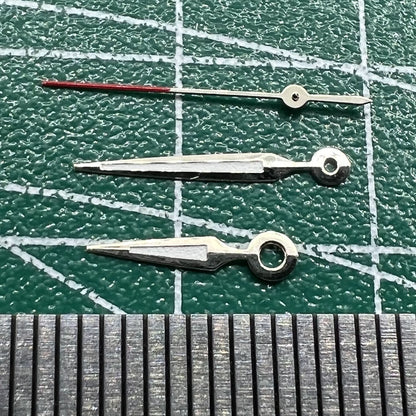 Luminous arrow-shaped watch hands by P1-H2-C1 for Miyota 2035, ensuring bright, precise time reading.