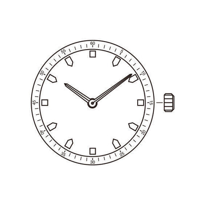 Miyota 9T22 Japan Quartz Movement
