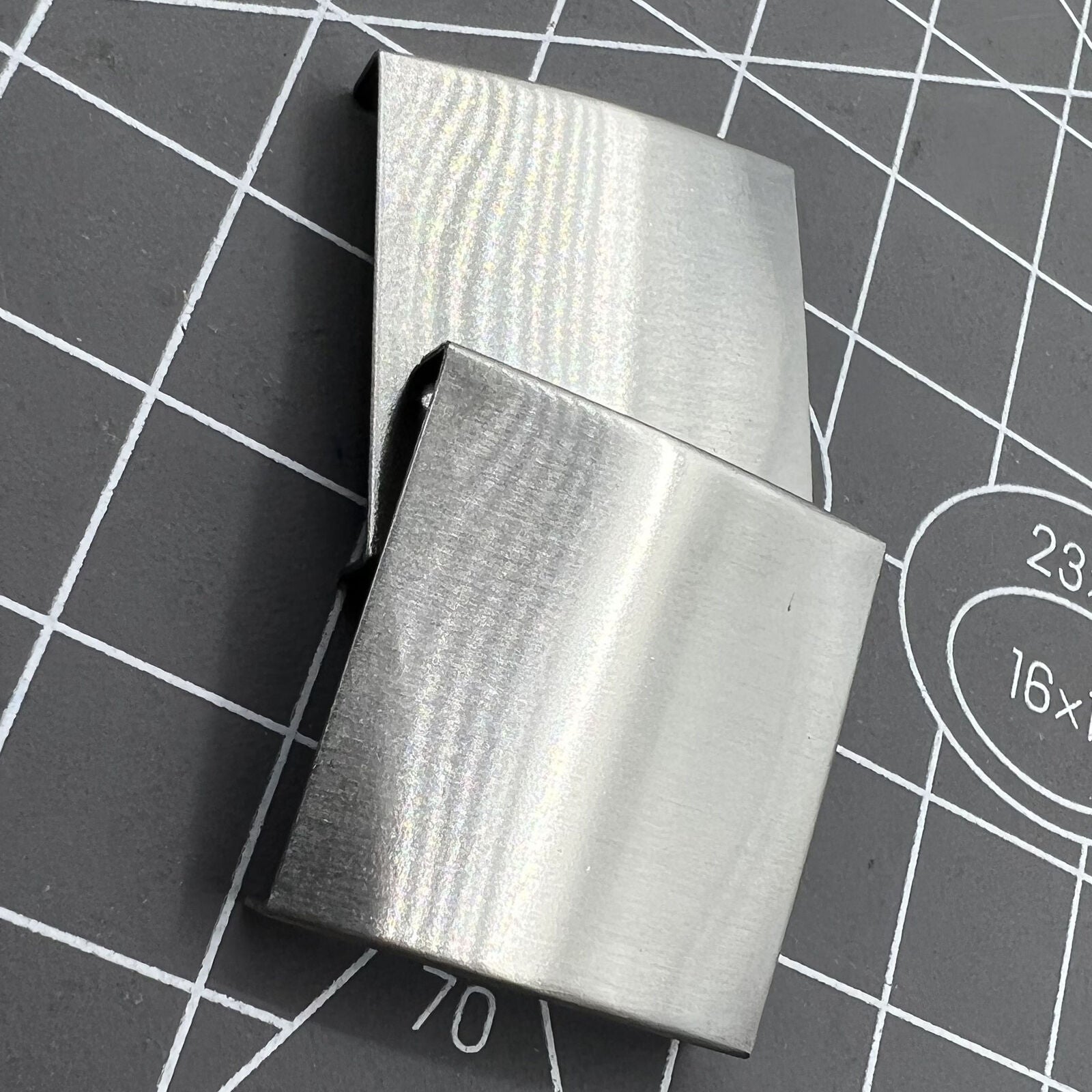 Silver 3-fold watch strap buckle extender, 9 sizes with 18 pieces for adjustable bracelet fit