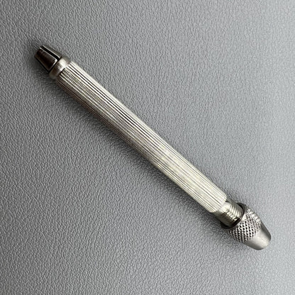 Swiss Pin Vise Bergeon 1842-18A with 2 collets 0-1mm and 0.8-2mm for watch repair precision