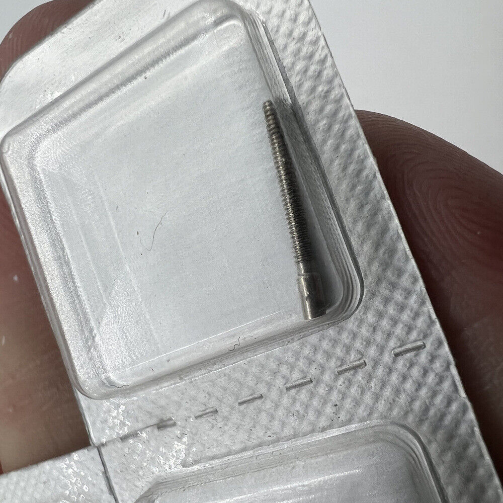 Swiss Made stainless steel extension stems for watches, 1.2mm and 0.9mm, durable precision fit.