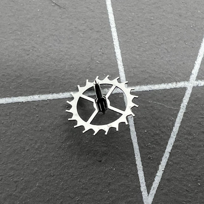 Escape wheel for Dandong 7750 movement, precision watch part ensuring accurate chronograph function.