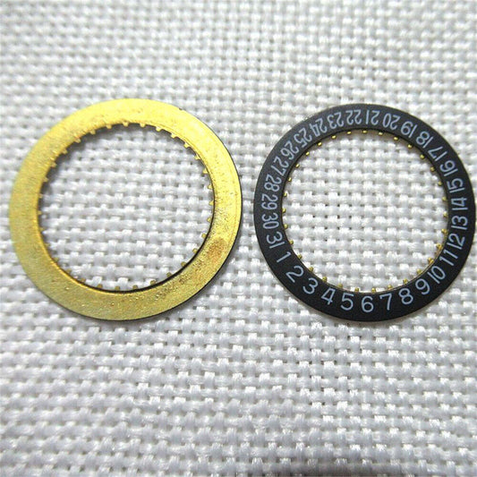 Roue de date noire, compatible avec le mouvement 2834 Date@6 #22