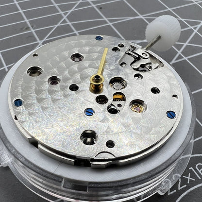 SA 3130 Mechanisches Automatikwerk Blaues Uhrwerk mit Unruhfeder