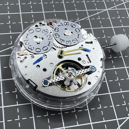 LB20 Multifunctional automatic watch with mechanical movement, date display at 12 o'clock, sleek design.