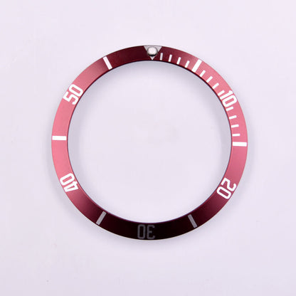 39,5 mm Aluminium-Lünetteneinsatz für Taucheruhren, passend für automatische SUB/GMT-Uhren