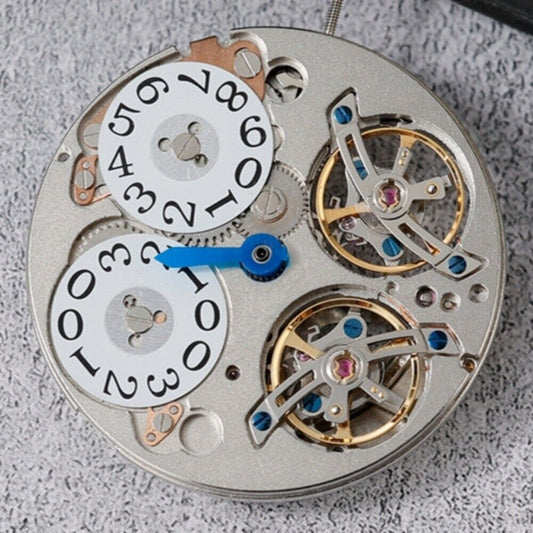 Shanghai JH4019 watch accessory with double balance wheel, precision mechanical movement, China made.