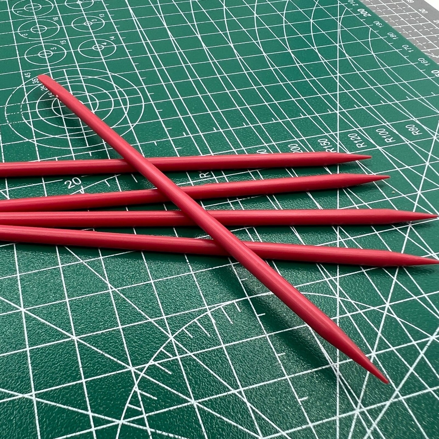 Bergeon 6436 watch cleaning sticks, durable polystyrene for precise watch maintenance and care.