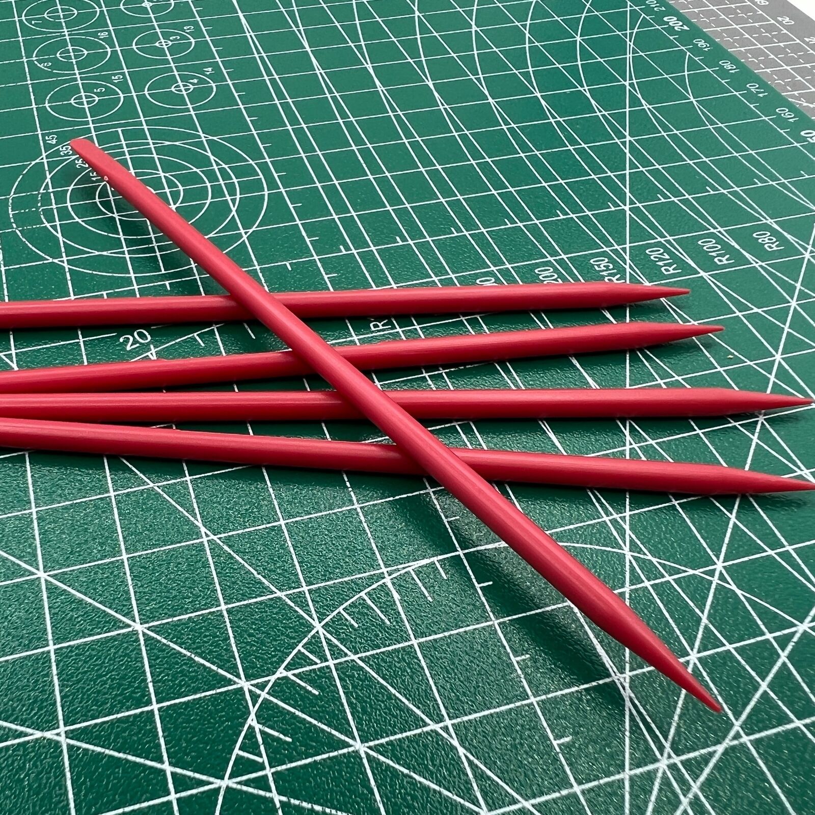 Bergeon 6436 watch cleaning sticks, durable polystyrene for precise watch maintenance and care.