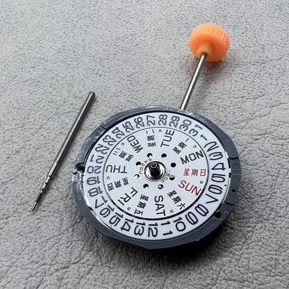 2 Stück Japan Miyota 1L02 Quarzwerk Zifferblatt Englisch Chinesisch