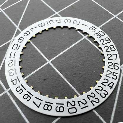 White Date Disk Date Wheel Disk Generic for Movement ETA 2834 2836 2846