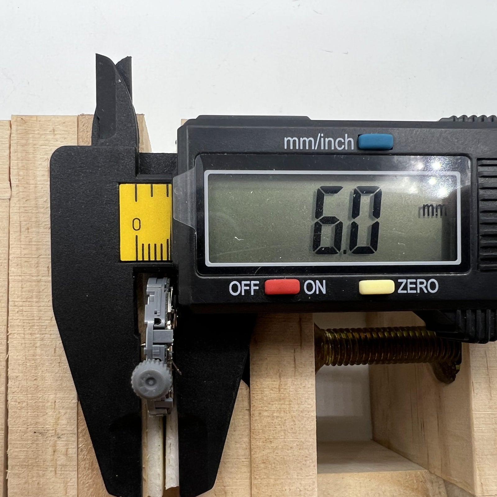 Miyota 6L76 black disk quartz watch movement, reliable spare part for precise watch repair.