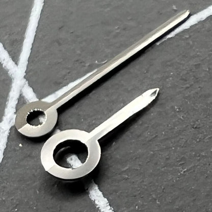 Black 2 Hands watch hands for Ronda 751 quartz movement, precise and sleek design for watch repair.