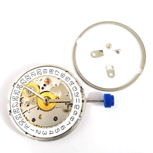 Mouvement automatique Seagull ST2130, clone plaqué argent, remplacement pour ETA 2824-2 