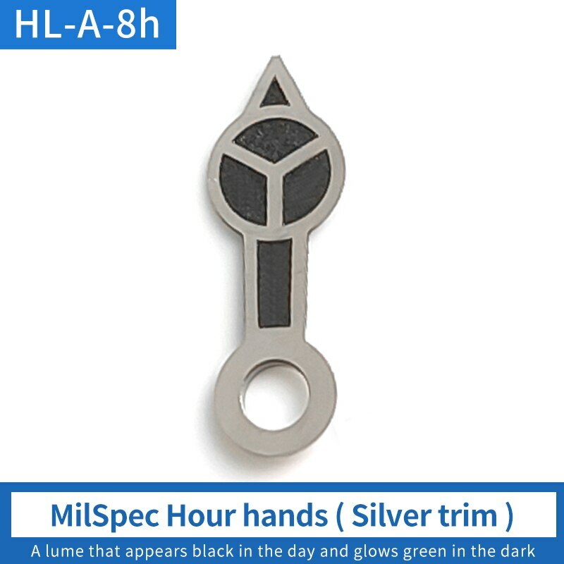 Luminous hour hands for SKX007 and SKX009 watches, compatible with 7s26, 6r15, NE15 movements.