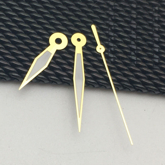 Aiguilles de montre lumineuses vertes 11,5 x 16,9 x 18,1 mm pour mouvement NH35A NH36A 6510
