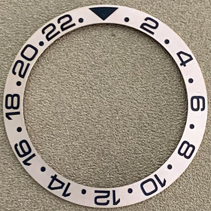 Matte Rainbow Blue Golden Ceramic Bezel Insert for 38mm/30.5mm watches, fits 40mm case.