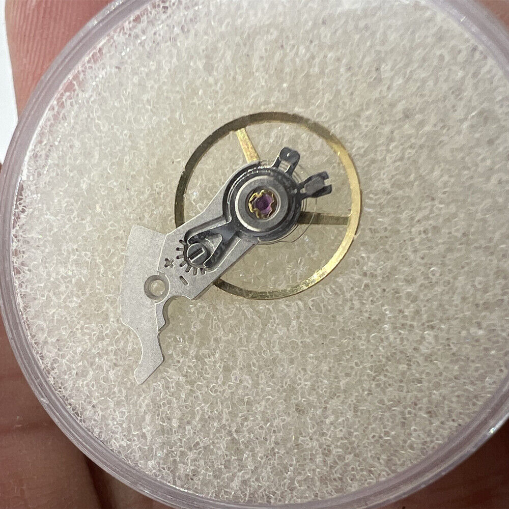Generic watch balance wheel with splint for ETA C07.111 movement, precise timing part for watch repair and maintenance.