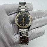 32mm Chinese Taihang Manual Mechanical Watch 17 Jews Black Dial Golden Nail