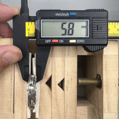 Tianjin ST17 T17 hand-wound watch movement with two hands and power reserve indicator at 10 o'clock.