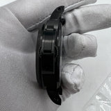 44mm 316L Black Sapphire Glass Watch Case for Seagull ST3600/ST3621/ETA6497/6498