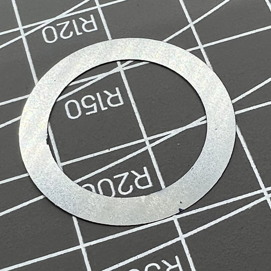 Denim Blue Background White Font Date Disk Wheel Overlay for Miyota NH35 NH36