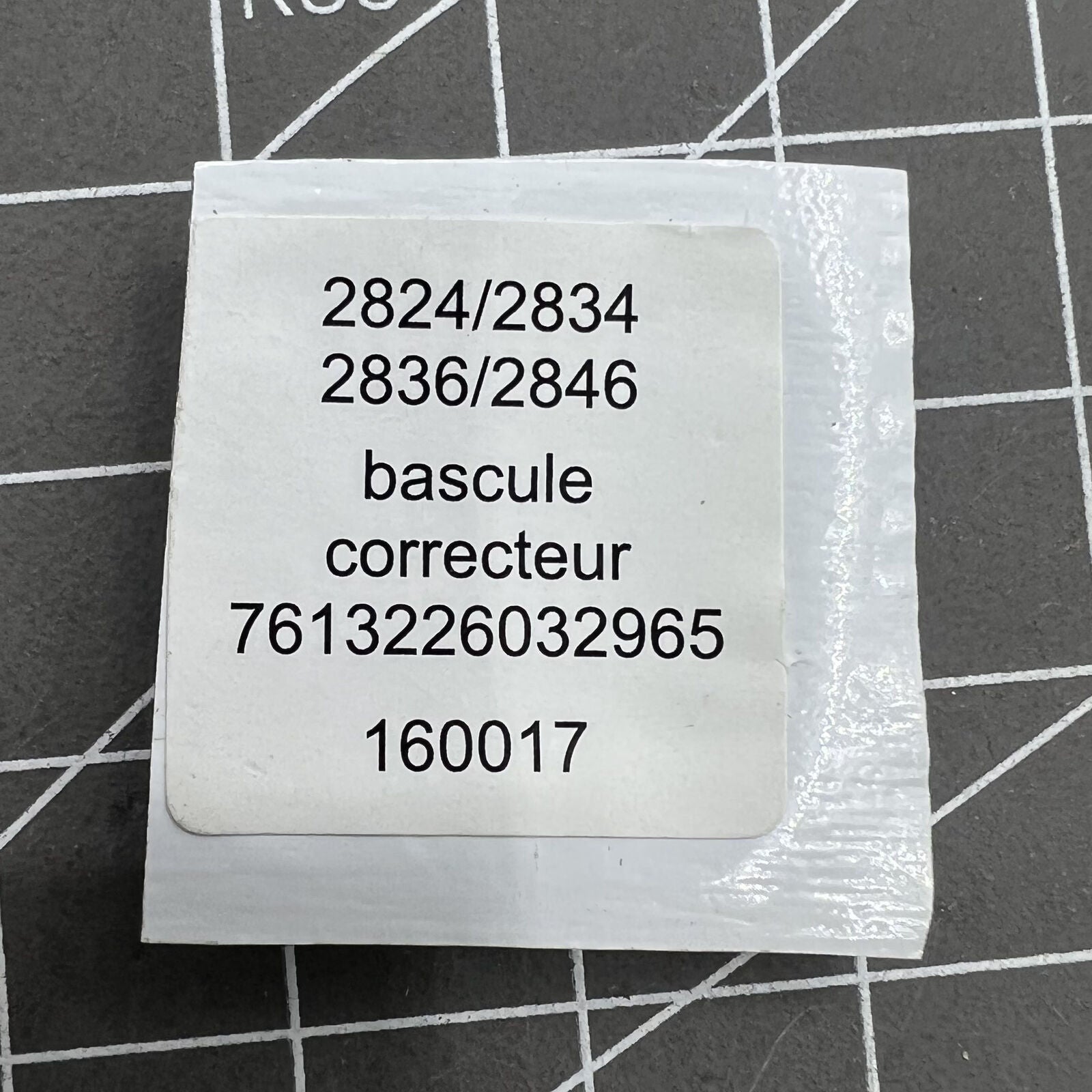 Combined setting lever splint for ETA 2824 2836 watch movement, improved fit and durability.