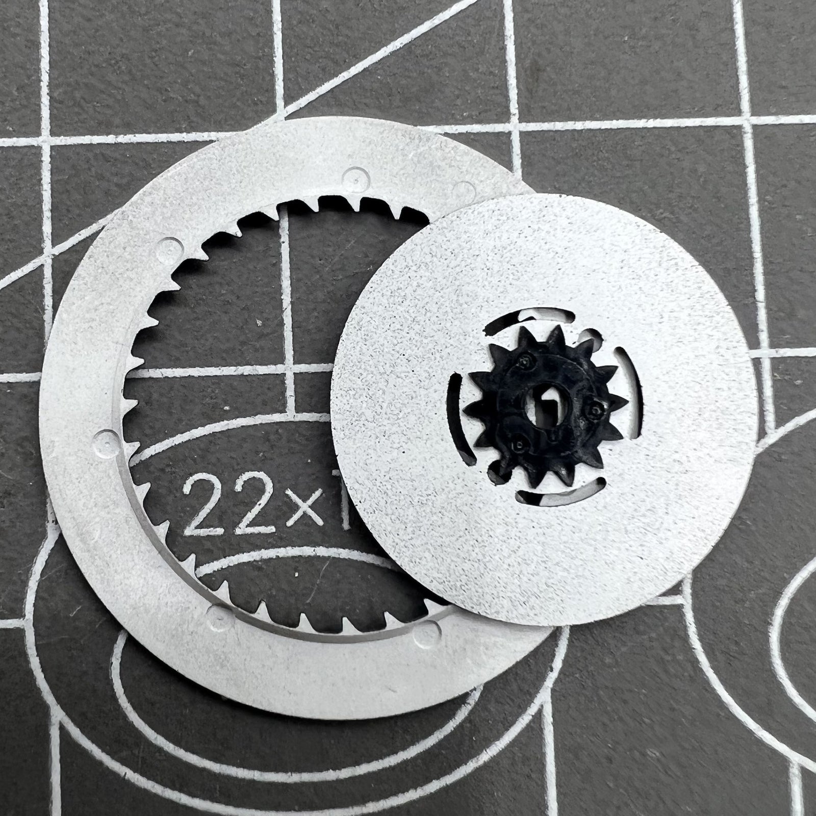 Black date disk with golden font for NH36 movement, date window at 3 o'clock, watch accessory.