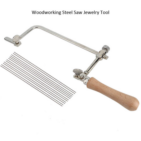 Hand Saw U Type Steel Saw Bow 12 Saw Blade Jewelry Woodwork Craft Cutting Tools