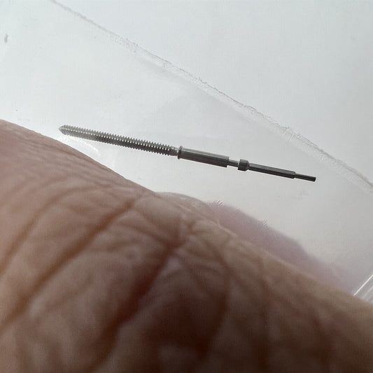 Swiss made watch winding stem for Ronda 7004 movement, compatible with 401# models, durable accessory.