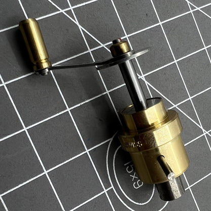 Swiss Bergeon 2729 watch mainspring winder with spare barrels for ETA calibres, durable repair accessory.