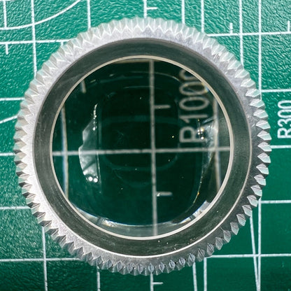 Swiss Bergeon 2611-TB-2 loupe with 5x magnification for detailed watch accessory inspection and repairs.