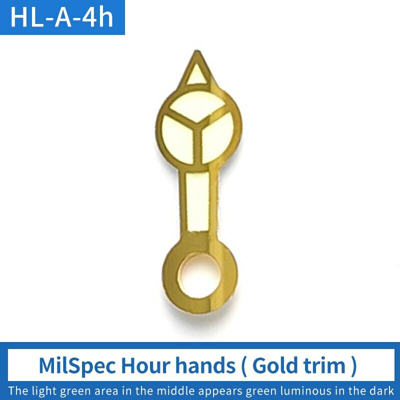 Luminous hour hands for SKX007 and SKX009 watches, compatible with 7s26, 6r15, NE15 movements.