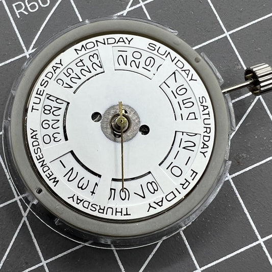 Tianjin Seagull T16 watch featuring day-date automatic mechanical movement and white dial design.