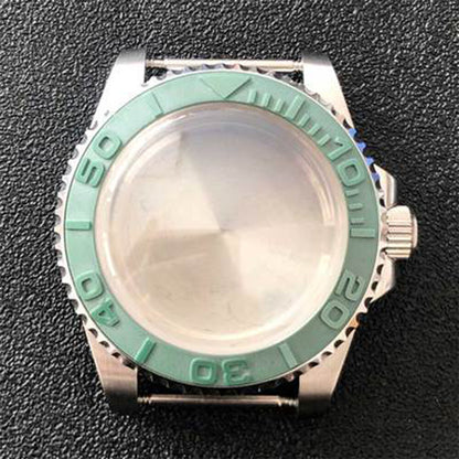 316L Edelstahl Uhrengehäuse SUB Convex Saphirglas 40mm Für NH35/NH36 