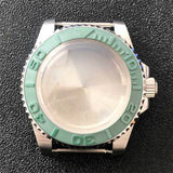 316L Stainless Steel Watch Case SUB Convex Sapphire Glass 40mm For NH35/NH36