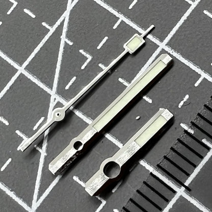 Silver Trim C3 Super Lume Watch Hands Set for 62MAS SKX007 SPR777 NH35 NH36