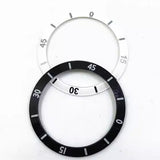 Black / White 31/36mm  Numberal Ceramic Watch Bezel Insert for Men Women Watch