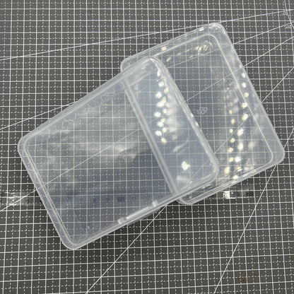 5 PIECES 2.8x11.5x8.5cm No Grid Toolbox Box Container Storage Hinged Lid