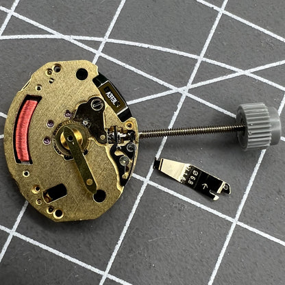 ETA 976.001 quartz watch movement with 2 hands for precise timekeeping in watch accessories.