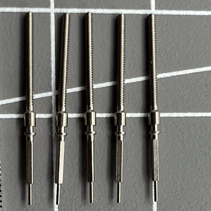 5 PIECES Watch Winding Stems Spare Parts Fit for ST2555 Movement