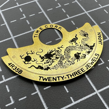 Masse oscillante Dragon Zodiac Golden Rotor pour Seiko NH35 NH36 4R35 