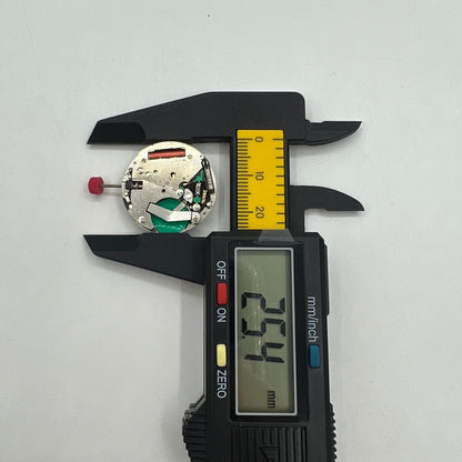 ISA 1198 Swiss Quartz Moon Phase watch movement, high-precision repair part for accurate timekeeping.
