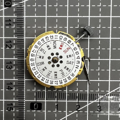 Golden plated watch with Miyota/Citizen 8205 automatic mechanical movement, durable and precise.